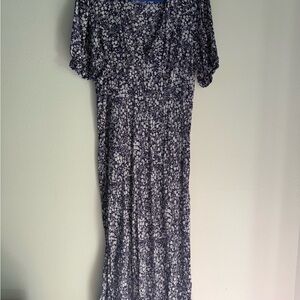 a new day Navy and White Floral Dress